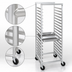 Thumbnail image #3 for Channel Manufacturing 12 x 20 Steam Table Pan Rack, Standard Series Aluminum, Side Load, 5-Inch Spacing, 36-Inch High