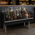 Thumbnail image #3 for Glastender Free-Standing Stainless Steel Underbar Liquor Steps, 42-Inch W x 24-Inch D, 4-Step