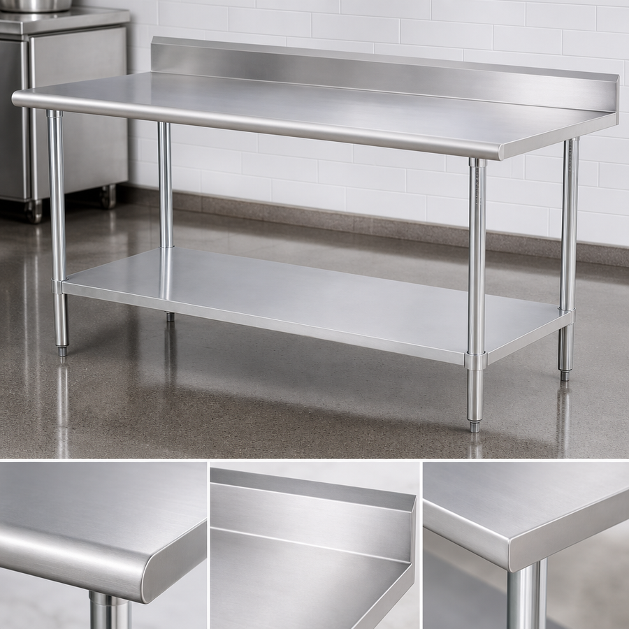 18/400 Stainless Steel Reinforced Top