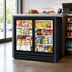 Thumbnail image #3 for Two-Section Low-Height Narrow-Depth Sliding Glass Door Merchandiser Refrigerator
