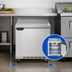 Thumbnail image #4 for Beverage Air 32-Inch One-Section Worktop Freezer with Solid Door, 7.2 Cu. Ft., Rear-Mounted R290 Refrigeration