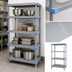 Thumbnail image #3 for Quantum Millenia 4-Shelf Solid Polymer Starter Shelving Unit, 30