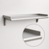 Thumbnail image #3 for Eagle Group Snap-n-Slide 36 Inch x 12 Inch Wall Shelf, Rolled Front Edge, 16/304 Stainless Steel