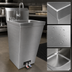 Thumbnail image #3 for Steel Works Stainless 18-Gauge 304 Stainless Steel Pedestal Hand Sink with Gooseneck Faucet and Soap Dispenser