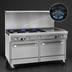 Thumbnail image #3 for Southbend Ultimate 60-Inch Gas Restaurant Range with 4 Open Burners, 36-Inch Griddle, and 2 Convection Ovens