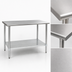 Thumbnail image #3 for Eagle Group BlendPort Deluxe Series 72-Inch x 24-Inch 16-Gauge Stainless Steel Top Work Table with Galvanized Undershelf