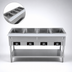 Thumbnail image #3 for Serv-Ware 4-Well Open Well Electric Steam Table with Open Shelf Base