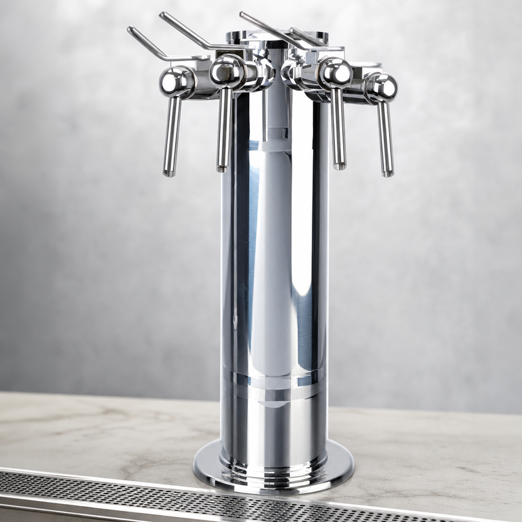Product image #3 for Finnesse Countertop Air-Cooled 4-Faucet Wine Font
