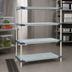 Thumbnail image #3 for MetroMax 4 All-Polymer 4-Shelf Add-On Shelving Unit, 24W x 24D x 63H