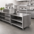 Thumbnail image #3 for Randell Modular Chef Service Counter Right Section, 88-1/2 Inch, Stainless Steel, No Breaker Panel