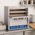 Thumbnail image #4 for Bakers Pride HearthBake Series Countertop Electric Pizza/Pretzel Oven, 2-Compartment, Brick-Lined, with 4 Removable Cordierite Hearth Decks