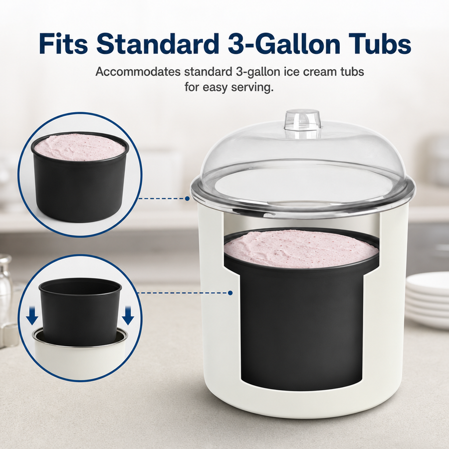 Fits Standard 3-Gallon Tubs