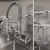 Thumbnail image #3 for EasyInstall Mini Pre-Rinse Unit, 8-Inch Wall Mount, Adjustable Centers, 1.15 GPM
