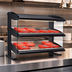 Thumbnail image #3 for Hatco HXMS-60D 60-Inch Slanted Heated Countertop Food Merchandiser with LED Lighting
