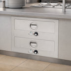 Thumbnail image #3 for Toastmaster (Middleby) 3B20AT09 Built-In Dual-Drawer Food Warming Unit with Thermostatic Controls, Stainless Steel