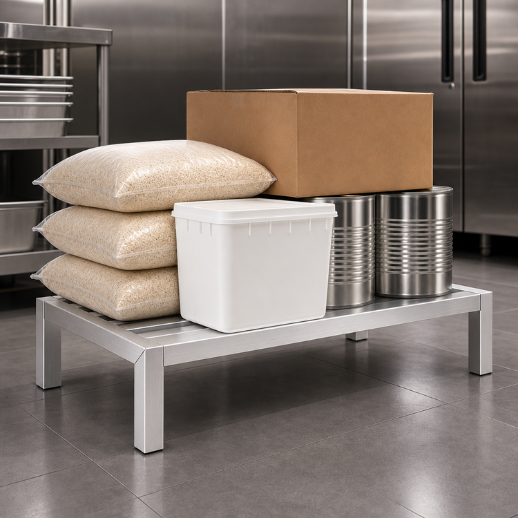 Product image #3 for Lifetime Series Heavy-Duty Aluminum Dunnage Rack, 24 x 60 x 12 Inches, 4000 lb. Capacity