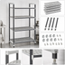 Thumbnail image #3 for Cambro Camshelving Elements XTRA 4-Shelf Vented Stationary Starter Unit, 24 x 54 x 84 Inches, Speckled Gray