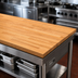 Thumbnail image #3 for John Boos Appalachian Blended Rails Edge Grain Oak Island Countertop, 96 x 32 x 1-1/2 Inch, Varnique Finish