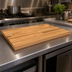 Thumbnail image #3 for Appalachian Red Oak Blended Rails Edge Grain Kitchen Countertop, 120 x 25 x 1-1/2 Inch, Varnique Finish