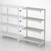 Thumbnail image #4 for Cambro Camshelving Premium 4-Tier Vented Polymer Shelving Add-On Unit, 24 x 72 x 72 Inches