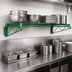 Thumbnail image #3 for Quantum Wall-Mount Cantilever Single Wire Shelf Kit, 72 x 21 Inches, Green Epoxy Antimicrobial Finish