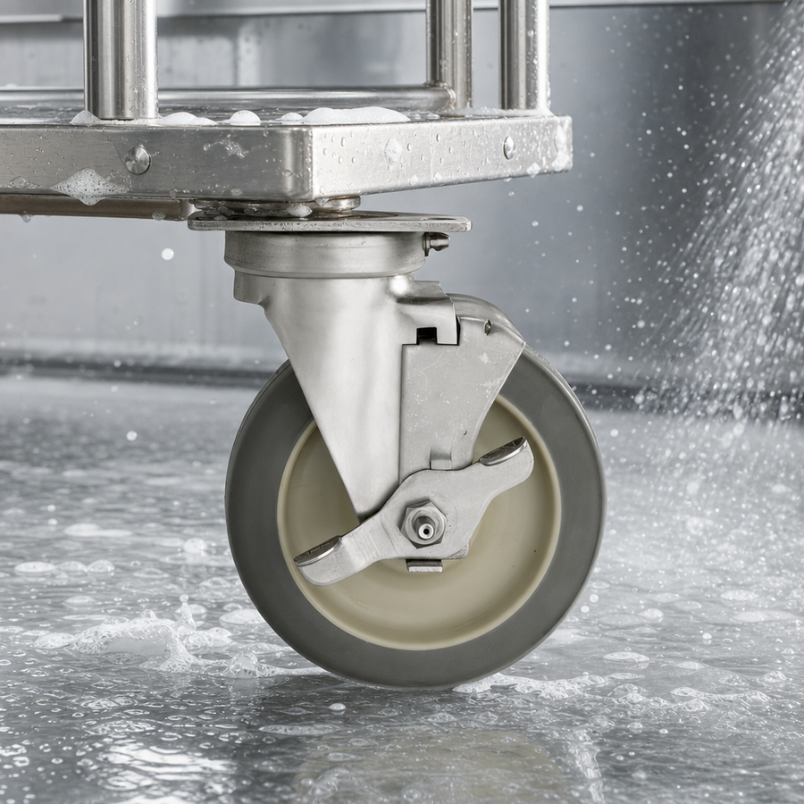 Cart-Washable Stainless Steel Design