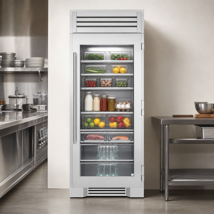 Product image #4 for True Residential 36-Inch One-Section Upright Glass Door Reach-In Refrigerator