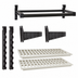 Thumbnail image #3 for Cambro Camshelving Elevation 18-Inch Deep x 24-Inch Wide Wall-Mounted Vented Shelf Kit, Brushed Graphite