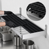 Thumbnail image #3 for Fermod Vented Wall Shelving Unit with Removable Polymer Inserts, 47 Inch W x 14 Inch D