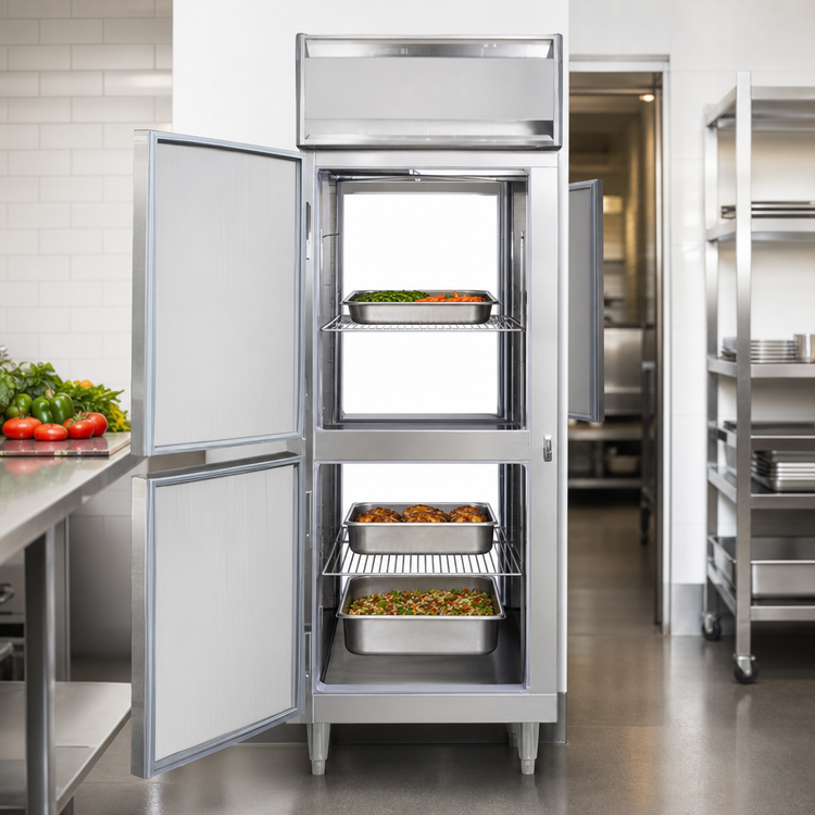 Product image #3 for Continental Refrigerator DL1WE-SA-PT-HD Designer Line Extra Wide Pass-Thru Heated Holding Cabinet