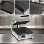 Thumbnail image #3 for Star (Middleby) Pro-Max 2.0 PST14IE Countertop Smooth Cast Iron Sandwich Grill, Electronic Controls with Timer, 14.5 x 14.2-Inch Surface
