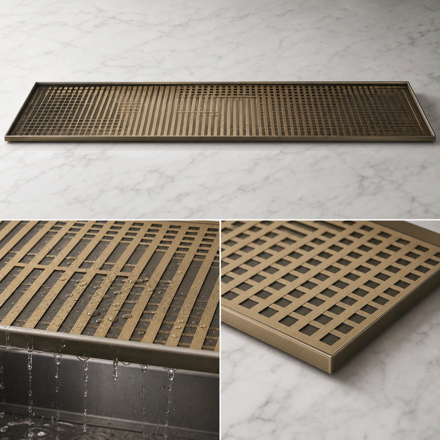 Perforated PVD Brass Screen