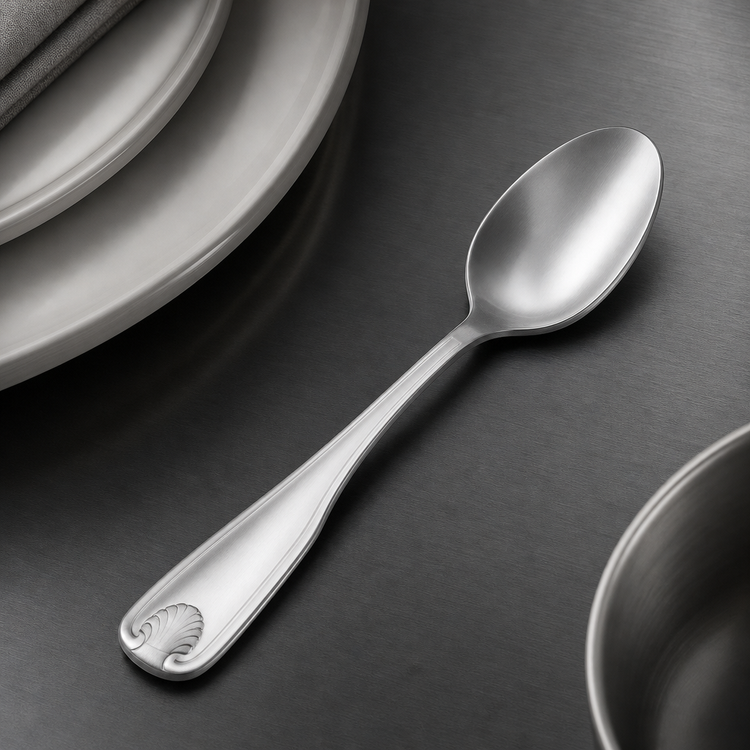 Product image #3 for Sheldon Extra-Heavy Weight Teaspoon, 18/0 Stainless Steel, Satin Finish