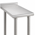 Thumbnail image #3 for Eagle Deluxe Series 12-Inch x 36-Inch 304 Stainless Steel Filler Table with Rear Upturn