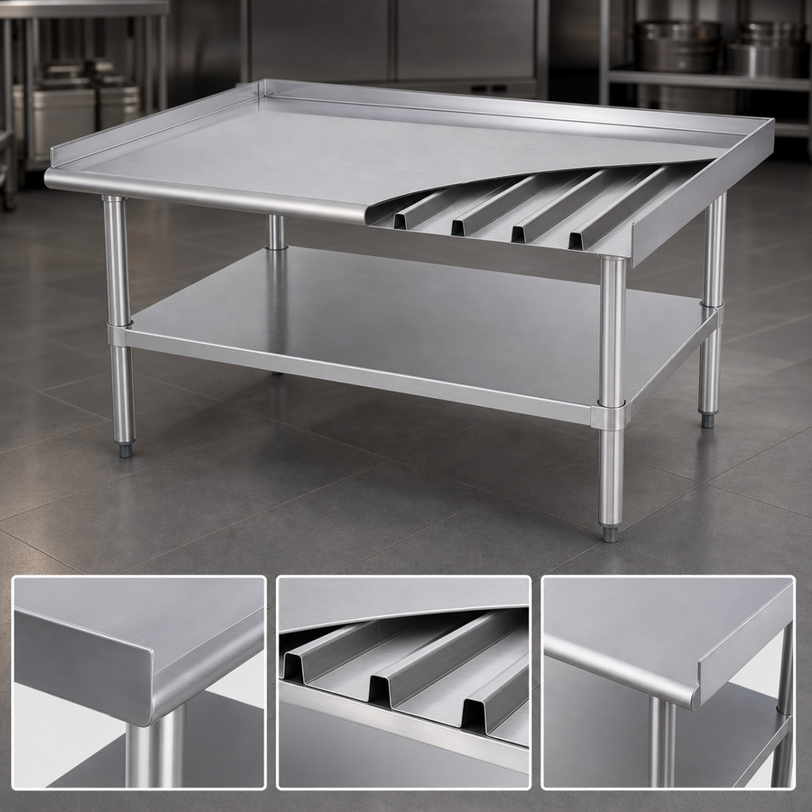Reinforced Stainless Steel Top