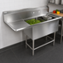 Thumbnail image #3 for John Boos Pro-Bowl 2-Compartment Sink with Left Drainboard