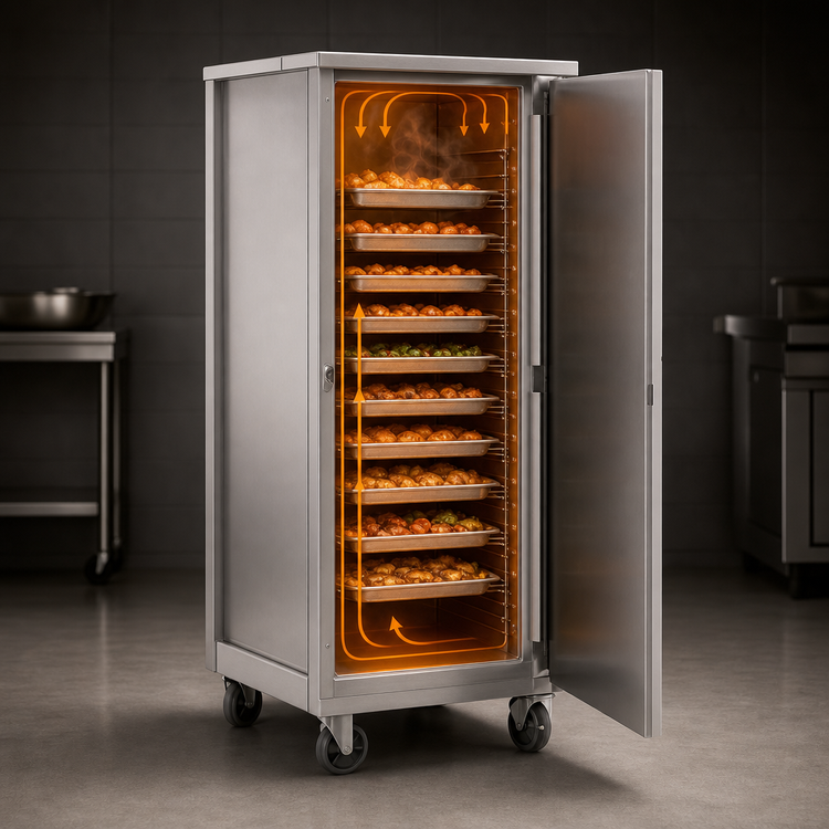 Product image #3 for Carter-Hoffmann E8631H Heated Enclosed Holding Cabinet with Hinged Solid Doors, 26 Full-Size Pan Capacity