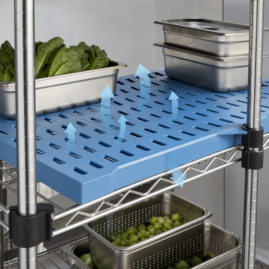 Louvered Shelf Design