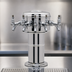 Thumbnail image #3 for Glastender Mini Mushroom 5-Faucet Glycol-Cooled Draft Dispensing Tower, Mirror Finish