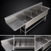 Thumbnail image #3 for John Boos Pro-Bowl 4-Compartment Stainless Steel Sink with 30-Inch Left Drainboard, 14-Inch Deep Bowls