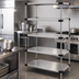 Thumbnail image #3 for Quantum Solid Stainless Steel Shelving Starter Kit with 5 Shelves, 30 Inch W x 21 Inch D x 86 Inch H