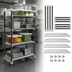 Thumbnail image #3 for Cambro Camshelving Elements XTRA 4-Tier Stationary Starter Polymer Shelving Unit, 24