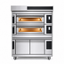 Thumbnail image #3 for Moretti Forni serieS S140E 2-Deck Electric Pizza Deck Oven with Prover