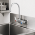 Thumbnail image #3 for T&S Brass Wall-Mount Workboard Faucet, 4-Inch Centers, 5-3/4-Inch Swivel Gooseneck, 1.5 GPM