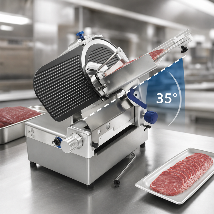 Product image #3 for Vollrath Heavy-Duty Automatic Gravity Feed Commercial Slicer, 12-Inch Blade, 3/4 HP