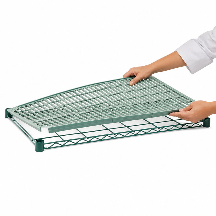 Product image #4 for Metro Super Erecta Pro 42 x 24-Inch Vented Polymer Shelf with Removable Mat and Epoxy-Coated Frame