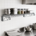 Thumbnail image #3 for Quantum 72 Inch x 18 Inch Wall-Mount Cantilever Wire Shelf, Gray Epoxy Antimicrobial Finish