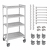 Thumbnail image #4 for Cambro Camshelving Premium 4-Shelf Vented Mobile Starter Unit, 21