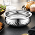 Thumbnail image #3 for American Metalcraft 5-Inch Round Stainless Steel Hammered Serving Bowl, 16 oz.