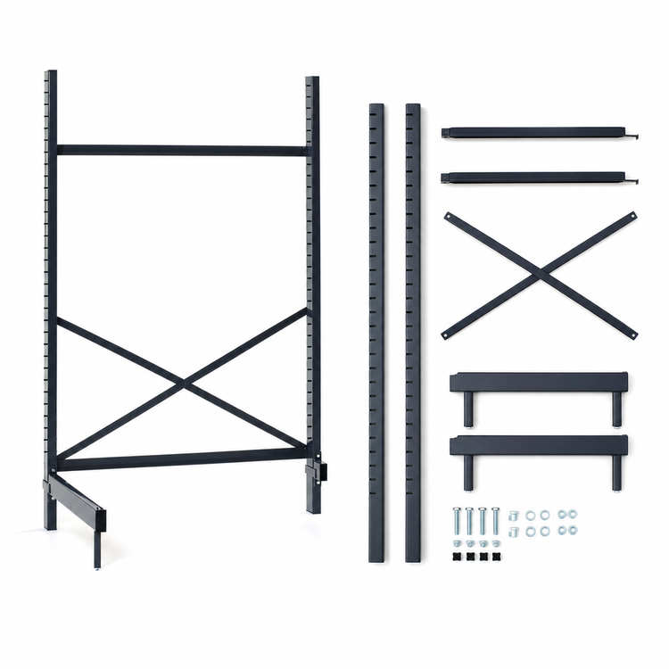 Product image #3 for Metro SmartLever Cantilevered Shelving Base Kit for 42"W x 21"D Shelves